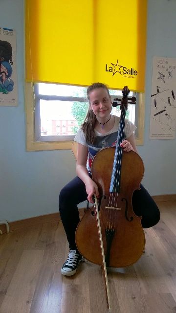 Alumna del colegio Premio Nacional de Educación